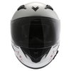 Frank Thomas FT36SV Cherry Silver Ladies Full Face Motorcycle Helmet Front                                                                                                                                                                                     