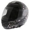 Frank Thomas FT36SV Cherry Black Ladies Full Face Motorcycle Helmet Front Left                                                                                                                                                                                 