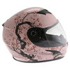 Frank Thomas FT36SV Cherry Pink Ladies Full Face Motorcycle Helmet Right Side                                                                                                                                                                                  