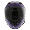 Frank Thomas FT36SV Cherry Purple Ladies Full Face Motorcycle Helmet Front                                                                                                                                                                                     