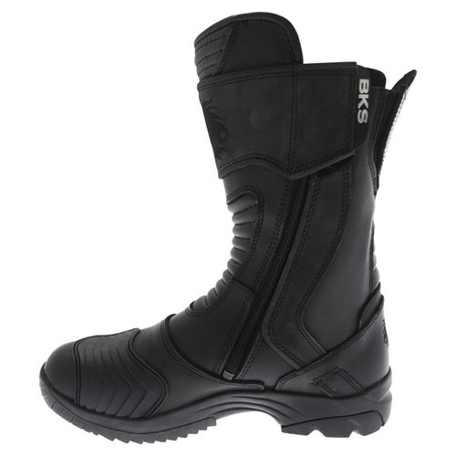 BKS Storm Black Waterproof Motorcycle Boots Inside leg                                                                                                                                                                                                         