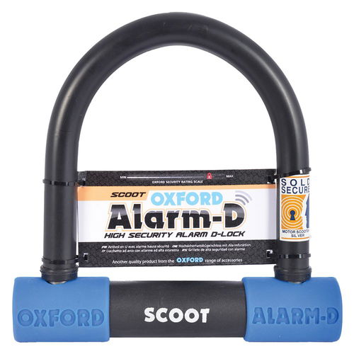 Oxford Products Alarm-D Scoot 200mm x 196mm Shackle Motorcycle Lock                                                                                                                                                                                            