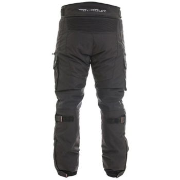 Wolf 2432 Tec-Tour Outlast Black Textile Motorcycle Pants Rear                                                                                                                                                                                                 