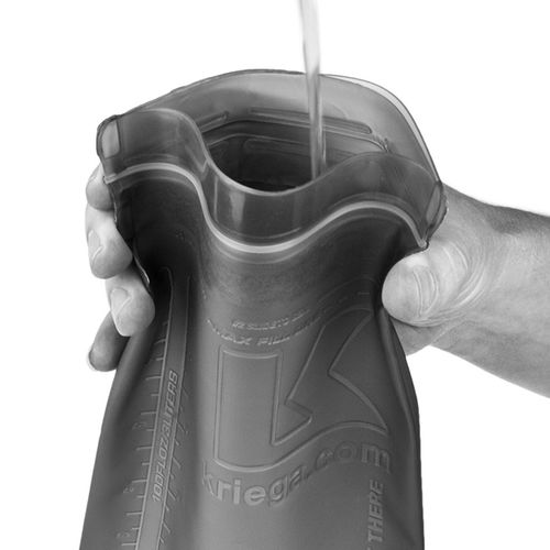 Kriega Hydro3 Black Motorcycle Backpack Easy Fill Reservoir                                                                                                                                                                                                    