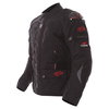 Wolf 2440 GT-S Titanium Mens Black Textile Motorcycle Jacket Side                                                                                                                                                                                              