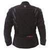 Wolf 2440 GT-S Titanium Mens Black Textile Motorcycle Jacket Back                                                                                                                                                                                              