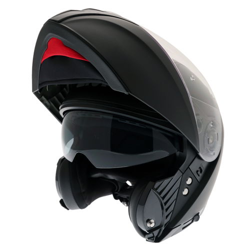 Givi X16 Modular Matt Black Flip Front Motorcycle Helmet Flip Open                                                                                                                                                                                             