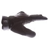 Frank Thomas Fresh Black Motorcycle Gloves Thumb side                                                                                                                                                                                                          