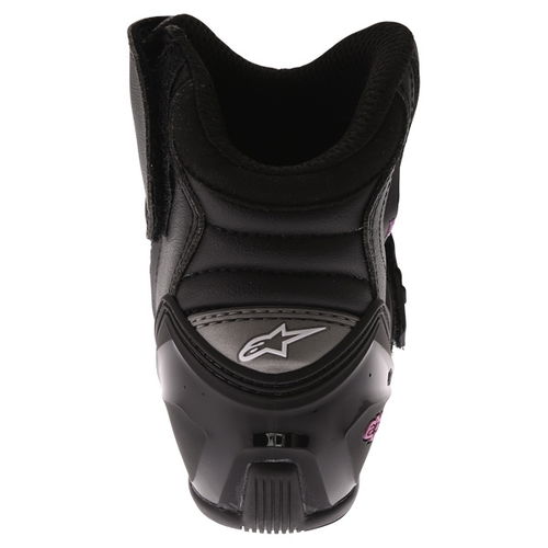 Alpinestars Stella SMX 1 R Black Pink Short Motorcycle Ankle Boots Heel                                                                                                                                                                                        