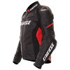 Dainese Racing D1 Black Red Leather Motorcycle Jacket Side                                                                                                                                                                                                     