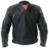 Dainese Superfast Perf Black Anthracite Leather Motorcycle Jacket Back                                                                                                                                                                                         
