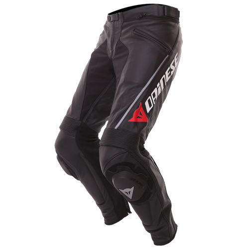 Dainese Delta Pro C2 Black Leather Motorcycle Pants Riding crouch                                                                                                                                                                                              