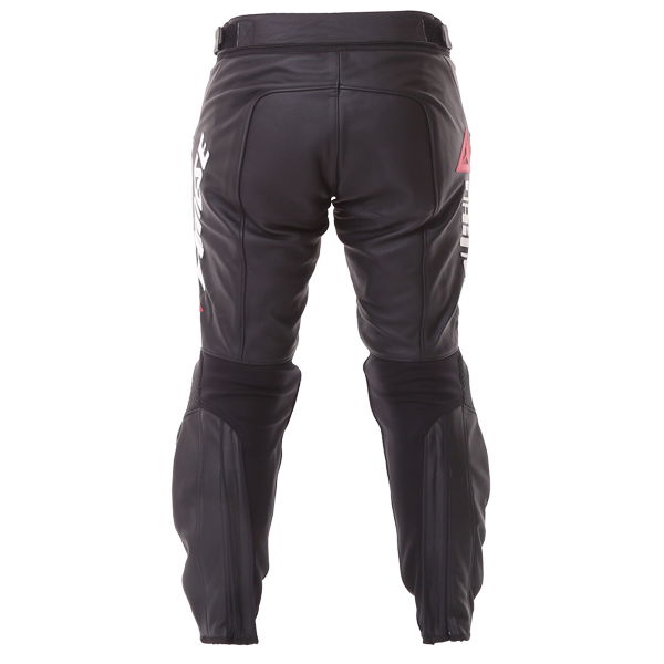 Dainese Delta Pro C2 Black Leather Motorcycle Pants Rear                                                                                                                                                                                                       