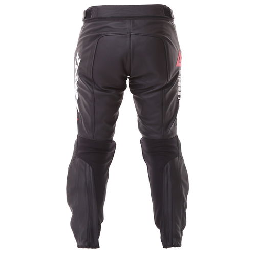 Dainese Delta Pro C2 Black Leather Motorcycle Pants Rear                                                                                                                                                                                                       
