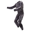Frank Thomas Qualifier 1 Piece Mens Black Leather Motorcycle Suit Racing crouch                                                                                                                                                                                