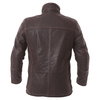 Frank Thomas Cashmere Brown Leather Motorcycle Jacket Back                                                                                                                                                                                                     