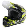 Oneal 3Series Shocker Black Yellow Helmet Front Left                                                                                                                                                                                                           