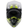 Oneal 3Series Shocker Black Yellow Helmet Front                                                                                                                                                                                                                