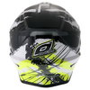 Oneal 3Series Shocker Black Yellow Helmet Back                                                                                                                                                                                                                 