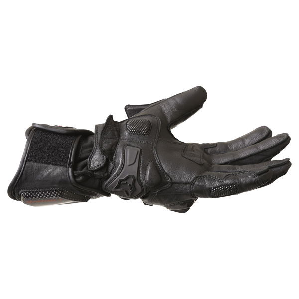 Wolf 2470 Racing Black Motorcycle Gloves Little finger side                                                                                                                                                                                                    