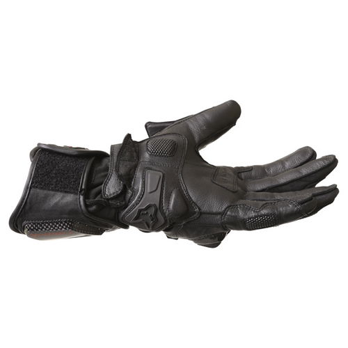 Wolf 2470 Racing Black Motorcycle Gloves Little finger side                                                                                                                                                                                                    