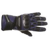 Frank Thomas Sport Black Blue Motorcycle Gloves Back                                                                                                                                                                                                           