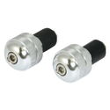 Chrome Round Bar Ends - 13mm