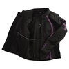Frank Thomas FTL322 Elegance Black Purple Ladies Leather Motorcycle Jacket Inside                                                                                                                                                                              