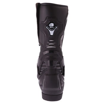 BKS Evolution Pro Black Waterproof Motorcycle Boots Heel                                                                                                                                                                                                       