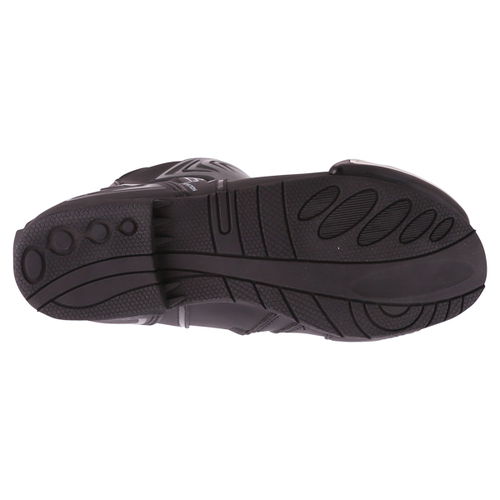 BKS Evolution Pro Black Waterproof Motorcycle Boots Sole                                                                                                                                                                                                       