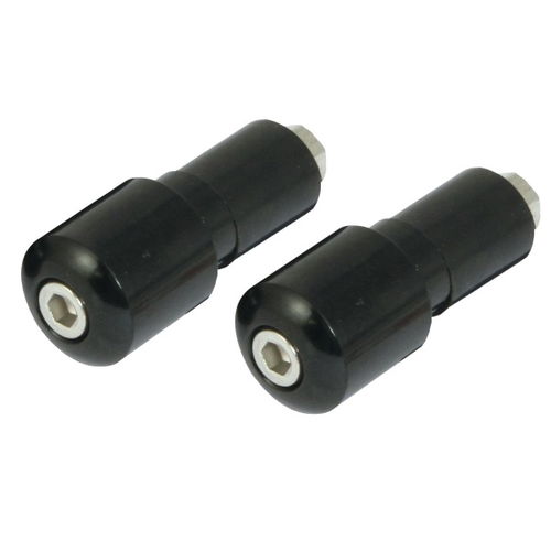 Bike It Black Slim Bar Ends - 13 mm
