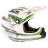 THH TX11 Lightning Youth White Green Helmet Right Side                                                                                                                                                                                                         