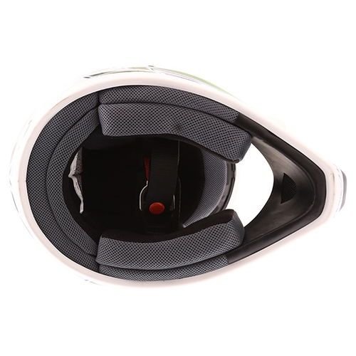 THH TX11 Lightning Youth White Green Helmet Inside                                                                                                                                                                                                             