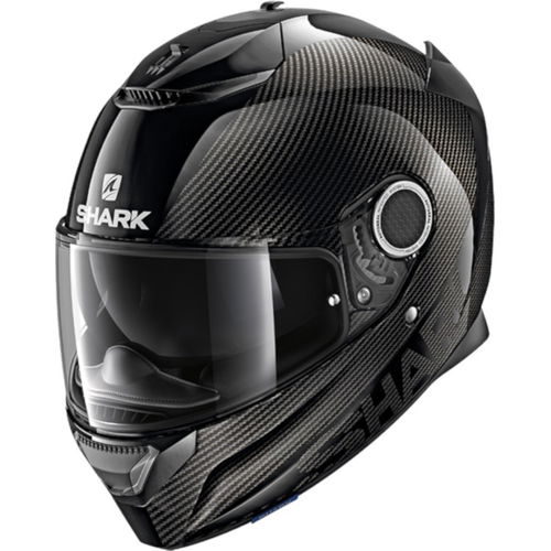 Shark Spartan Carbon Skin Full Face Motorcycle Helmet Left Side                                                                                                                                                                                                