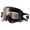 Oakley O Frame Jet Black Dark Grey Goggles Front Left                                                                                                                                                                                                          