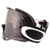 Oakley O Frame Jet Black Dark Grey Goggles Left Side                                                                                                                                                                                                           