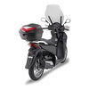 Kappa 35ltr Black Red Motorcycle Top Case In Use                                                                                                                                                                                                               