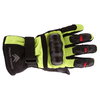 Frank Thomas Striker Black Yellow Motorcycle Gloves Back                                                                                                                                                                                                       
