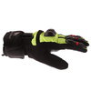 Frank Thomas Striker Black Yellow Motorcycle Gloves Thumb side                                                                                                                                                                                                 