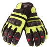 Frank Thomas Striker Black Yellow Motorcycle Gloves                                                                                                                                                                                                            