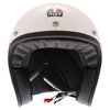 AGV X70 Mino 73 White Open Face Motorcycle Helmet Front                                                                                                                                                                                                        