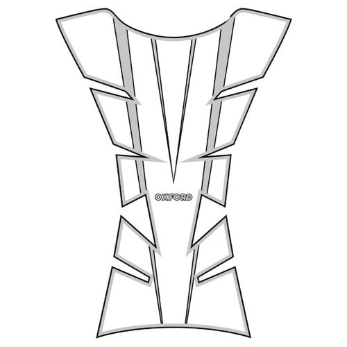 Oxford Products Sheer Arrow Tank Pad Silver Sheer Arrow Tank Pad Silver