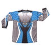 Wulfsport Attack Kids Blue Motocross Shirt Back                                                                                                                                                                                                                