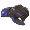 Frank Thomas Pacific Black Blue Motorcycle Gloves Knuckle                                                                                                                                                                                                      