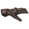 Frank Thomas Pro Black Motorcycle Gloves Thumb side                                                                                                                                                                                                            