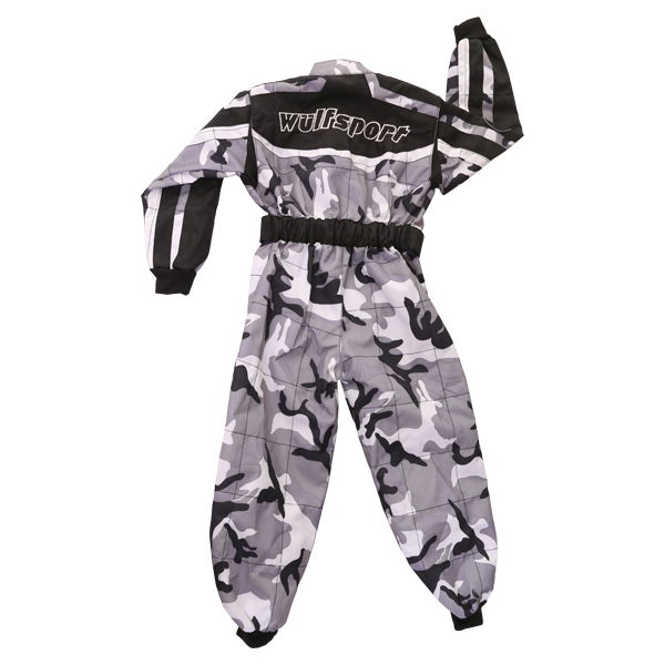 Wulfsport Cub Grey Camo Race Suit Rear                                                                                                                                                                                                                         