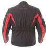 Frank Thomas Tornado Mens Black Red Textile Motorcycle Jacket Back                                                                                                                                                                                             
