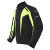 Frank Thomas Tornado Mens Black Yellow Textile Motorcycle Jacket Side                                                                                                                                                                                          