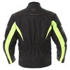 Frank Thomas Tornado Mens Black Yellow Textile Motorcycle Jacket Back                                                                                                                                                                                          