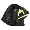 Frank Thomas Tornado Mens Black Yellow Textile Motorcycle Jacket Inside                                                                                                                                                                                        